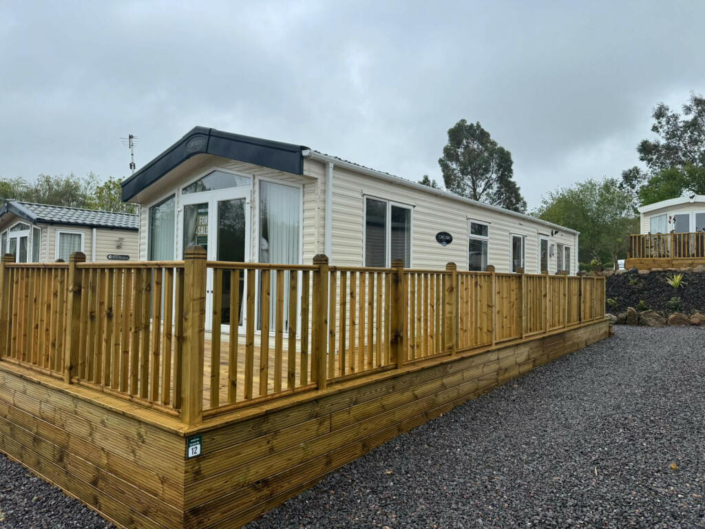 Holiday lodges for sale at Woodleigh Caravan Park, Exeter, Devon